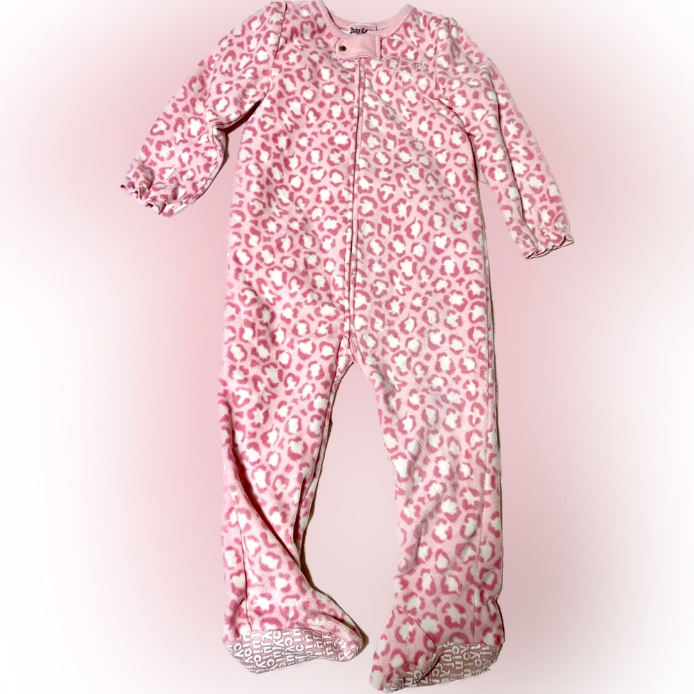Juicy Couture Toddler fleece pajama sleeper